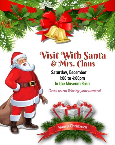 Santa's Visit and Christmas Craft Making at Museum