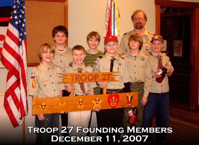 Boy Scouts & Cub Scouts on Fox Island